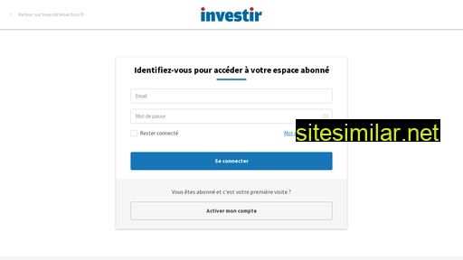 serviceclients.investir.fr alternative sites