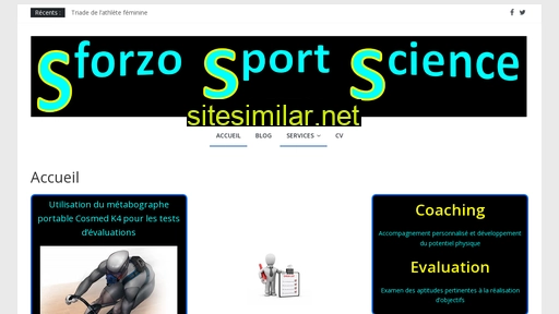 sforzosportscience.fr alternative sites