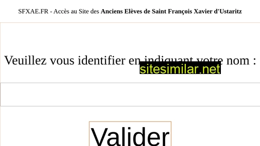 sfxae.fr alternative sites