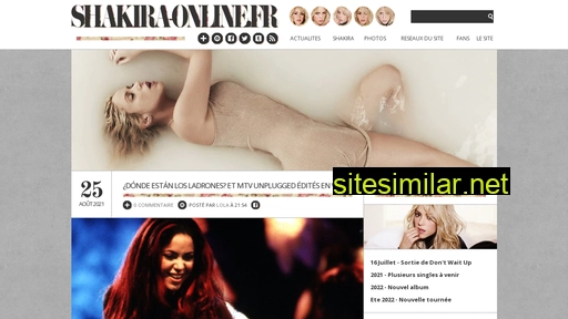 Shakira-online similar sites