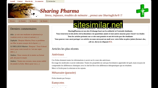 sharingpharma.free.fr alternative sites