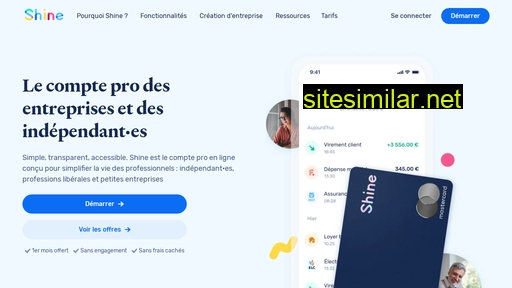 shine.fr alternative sites