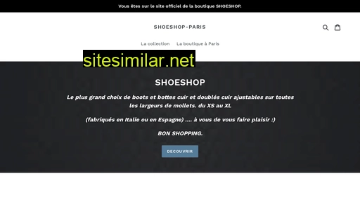 shoeshop-paris.fr alternative sites
