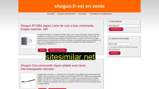 shogun.fr alternative sites