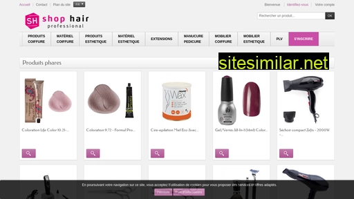 shop-hair.fr alternative sites