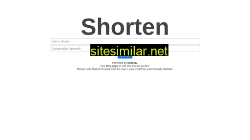 shorten.0x010c.fr alternative sites