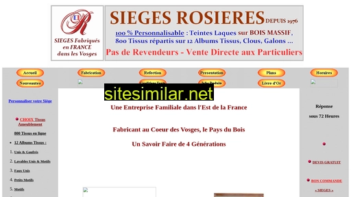 Sieges-rosieres similar sites