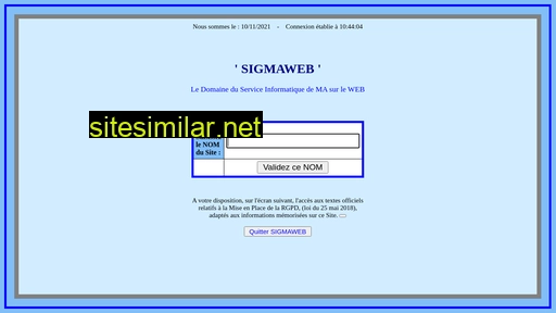 sigmaweb.fr alternative sites