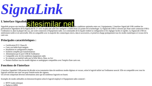 signalink.fr alternative sites