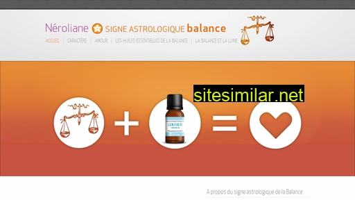 Signe-astrologique-balance similar sites