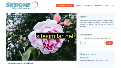 simoneetlesphilosophes.fr alternative sites