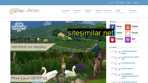 Sims-artists similar sites