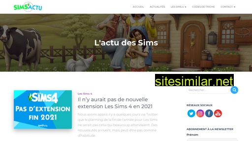 simsactu.fr alternative sites