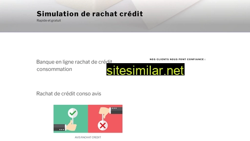 Simulation-de-rachat-credit similar sites