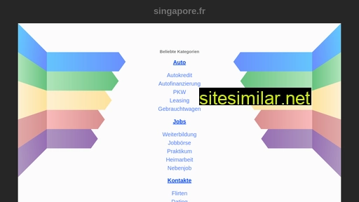 singapore.fr alternative sites