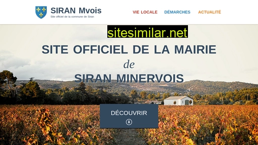 siran-minervois.fr alternative sites