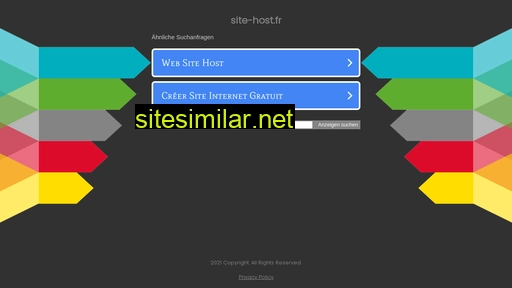 Site-host similar sites