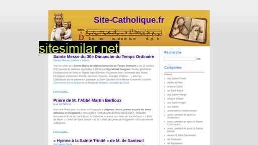 Site-catholique similar sites