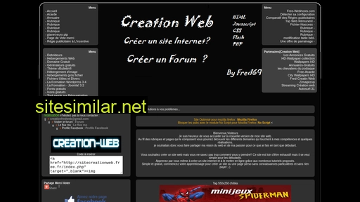 sitecreationweb.free.fr alternative sites