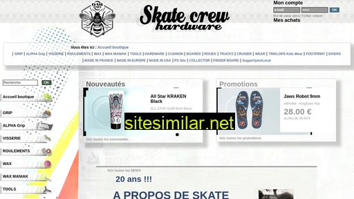 skatecrew.fr alternative sites