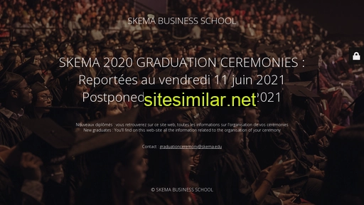 Skema-graduationceremony similar sites