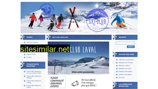 skiclublaval.fr alternative sites