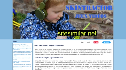 skintractor.fr alternative sites