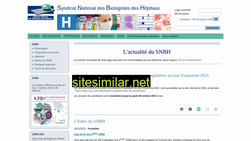 snbh.asso.fr alternative sites