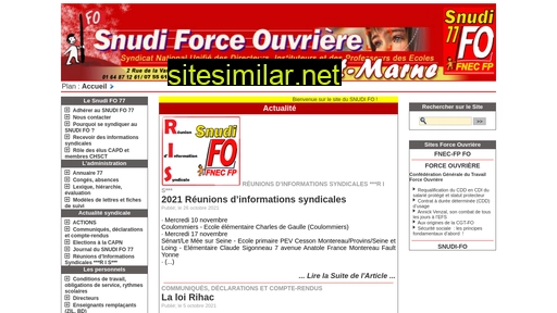 snudifo77.fr alternative sites
