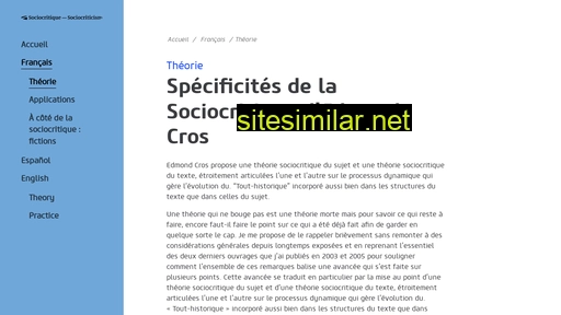 sociocritique.fr alternative sites