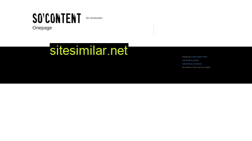 socontent.fr alternative sites