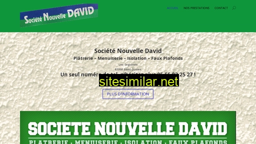 Societe-nouvelle-david similar sites