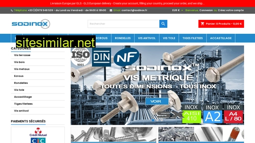 sodinox.fr alternative sites