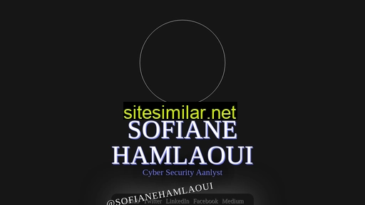 Sofianehamlaoui similar sites