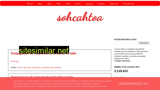 sohcahtoa.fr alternative sites