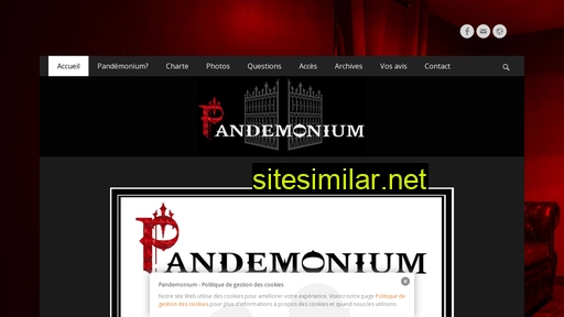 soireepandemonium.fr alternative sites