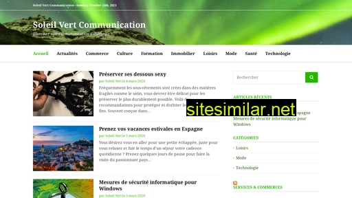 soleil-vert.fr alternative sites