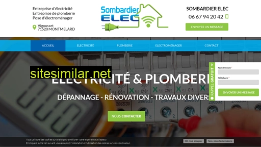 Sombardier-elec-plomberie similar sites