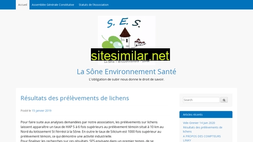 sone-environnement-sante.fr alternative sites