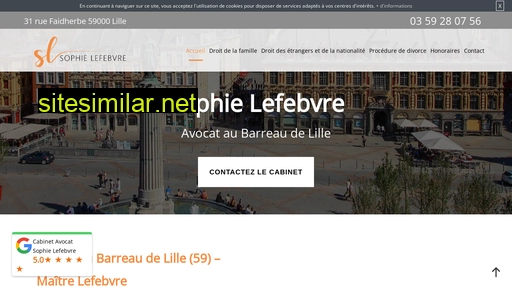 sophie-lefebvre-avocat.fr alternative sites