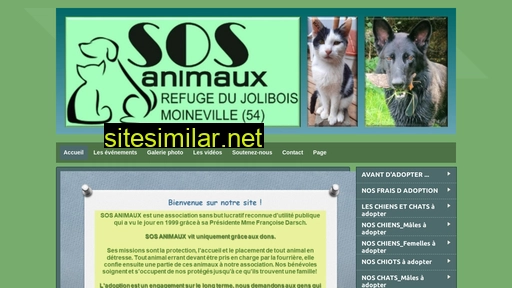 sosanimauxmoineville54.fr alternative sites