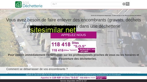 sos-dechetterie.fr alternative sites