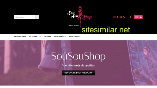 sousoushop.fr alternative sites