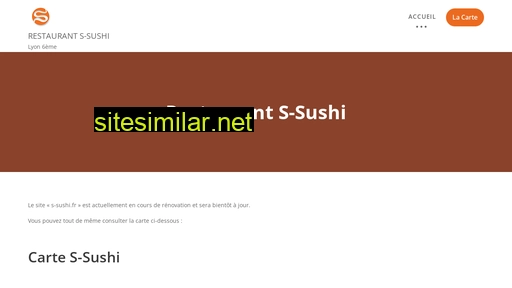 s-sushi.fr alternative sites