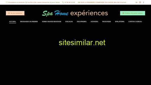 spahomeexperiences.fr alternative sites