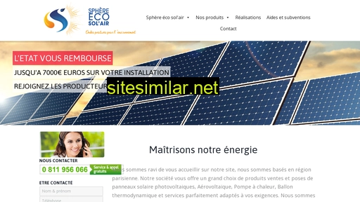 sphereecosolair.fr alternative sites