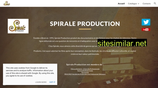 spirale-production.fr alternative sites
