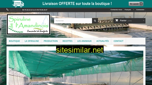spirulinedelamandinois.fr alternative sites