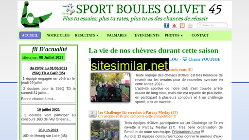 sportboulesolivet45.fr alternative sites