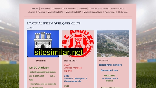 sportingclubanduzien.fr alternative sites